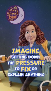 Something I felt strongly about when I made The Worry Wizard at Bedtime:It is not just for children. And it is not just for grownups.It is for both of you. Together. In the same room, at the end of the same day, wondering together.Because sometimes the most powerful thing is not having the answers. It is sitting alongside each other in the questions.Here is another little piece of it. 💛The Worry Wizard at Bedtime lives inside The Worry Wizard Community, (coming soon!), where grownups raising children aged 5 to 11 build a shared language for worries and wellbeing, together.If you would like to be there when the doors open, comment the word TOGETHER below and I will send you the details. ✨I am the Worry Wizard. You are very welcome there.#ChildhoodAnxiety #SensitiveChildren #BigFeelings #GentleParenting #ParentingSupport #EmotionalWellbeing #Belonging #TherapyInformed #ChildDevelopment #ChildMentalHealth #TheWorryWizard #TheWorryWizardCommunity #ConnectionMatters